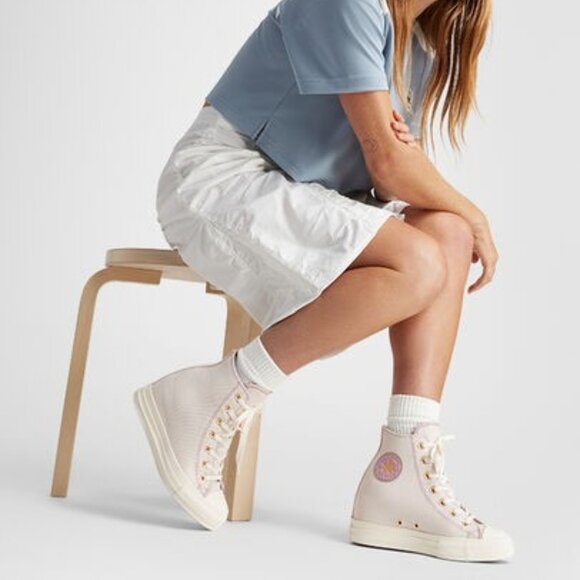 Chuck Taylor All Star Wedge Platform Sneakers - Picture 4 of 15